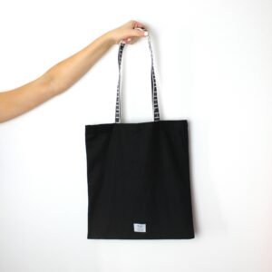 Chic Canvas Tote Bag with Zip